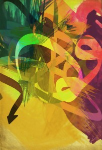 Arabic Calligraphy - Abstarct Art