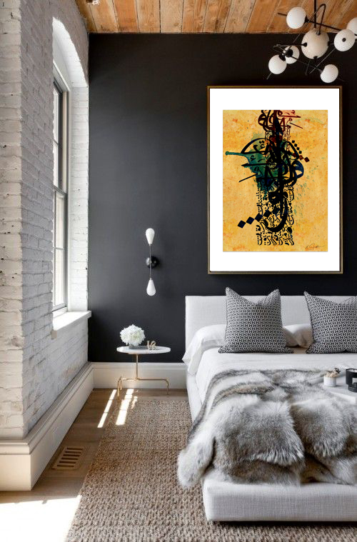 "Mashq" in watercolors