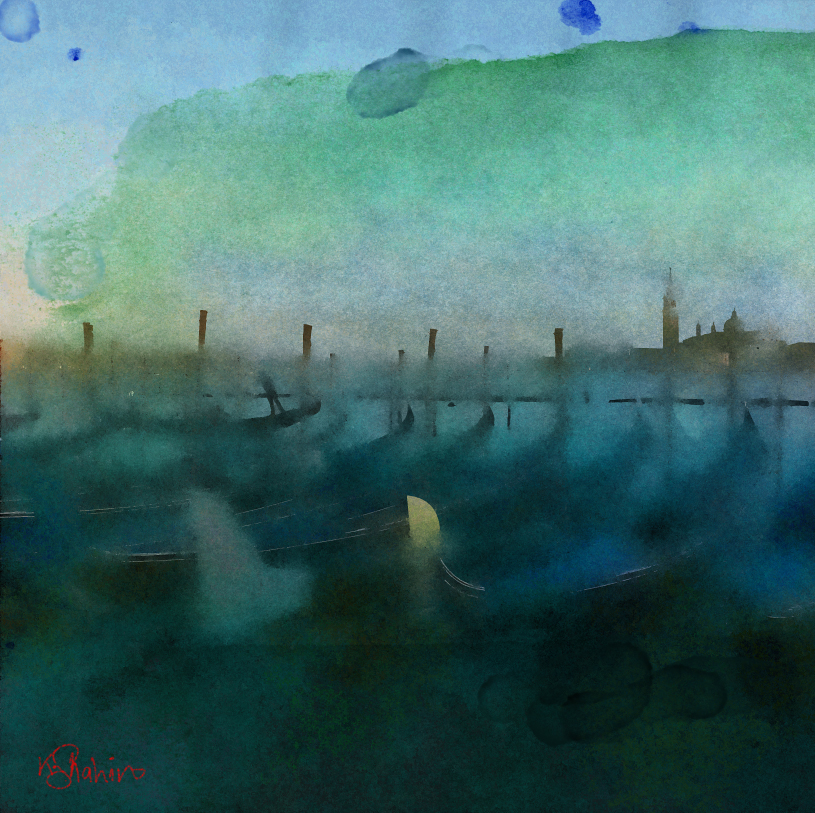 Artwork by artist Khalid Shahin