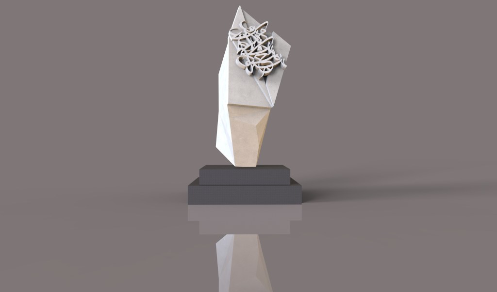 Granite sculpture by Khalid Shahin