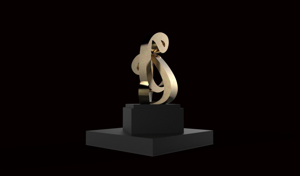 Copper sculpture by Khalid Shahin