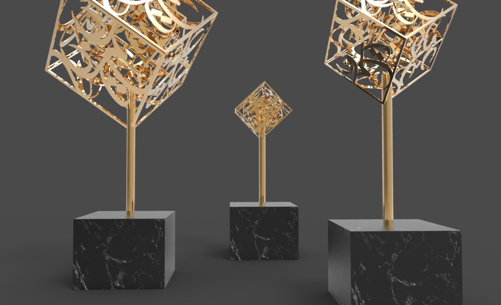 Cubes of Love - sculpture work