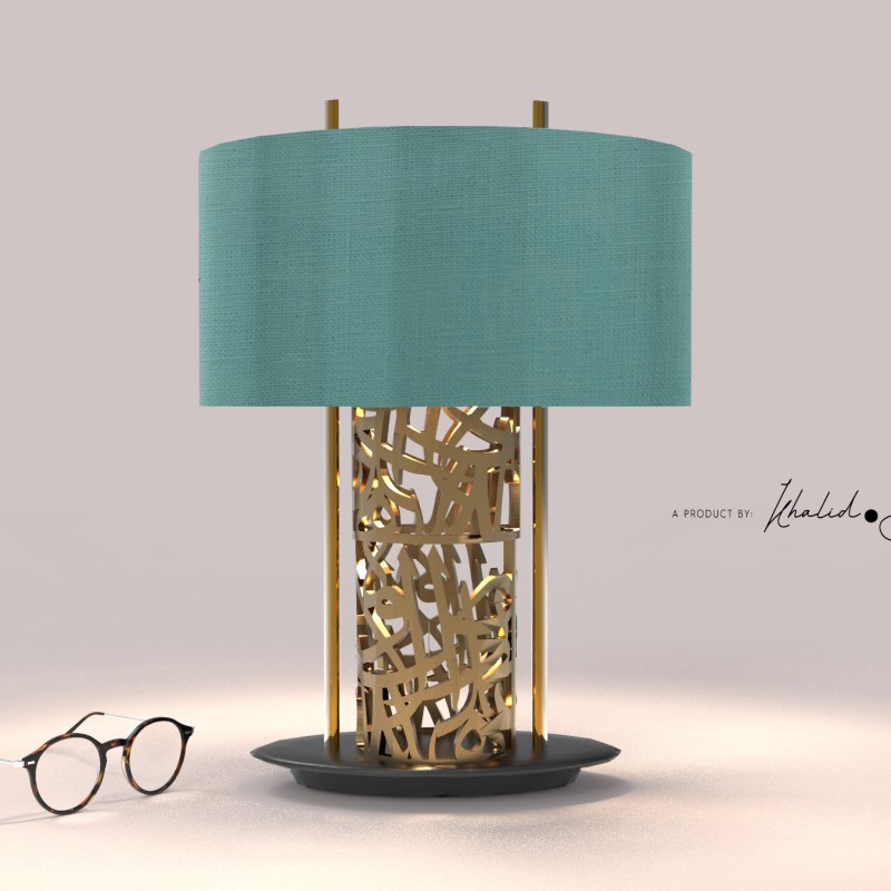 "First Love" Lamp shade by Khalid Shahin