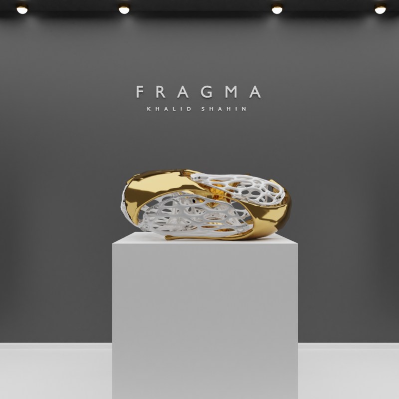 Sculpture by artist Khalid Shahin