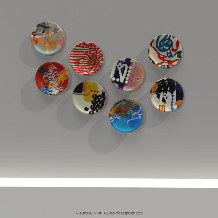 Ceramic art by Khalid Shahin